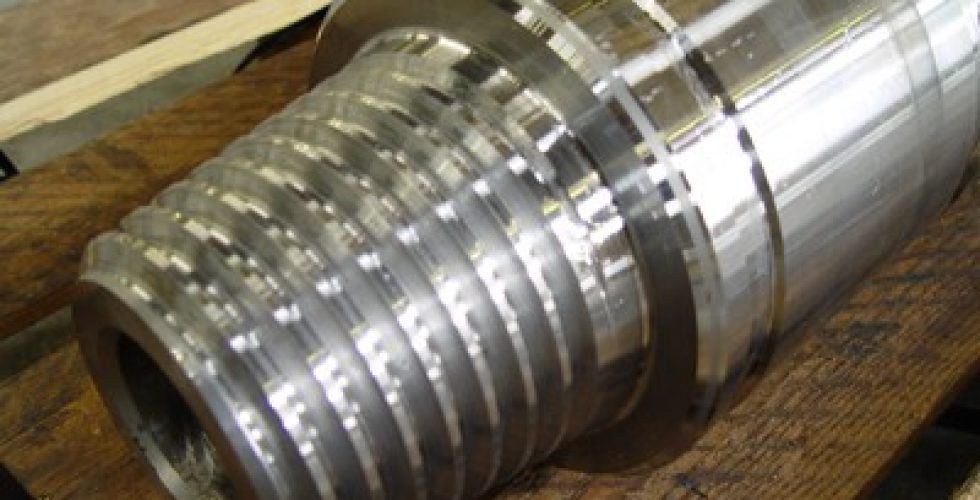 Typical connection made on a Megabore Lathe